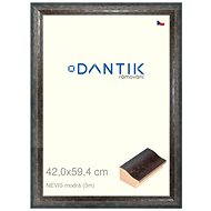 DANTIK frame 42 × 59,4, NEVIS blue plexi clear - Photo Frame