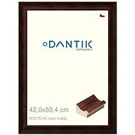 DANTIK frame 42 × 59,4, CHESTNUT small brown plexi clear - Photo Frame