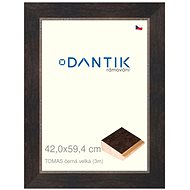 DANTIK frame 42 × 59,4, TOMAS black large plexi clear - Photo Frame