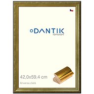 DANTIK frame 42 × 59,4, ANIVERSA gold plexi clear - Photo Frame