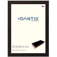 DANTIK frame 42 × 59,4, RETRO black plexi clear - Photo Frame