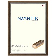 DANTIK frame 42 × 59,4, TAIGA light brown plexi clear - Photo Frame