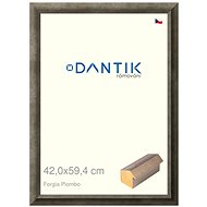 DANTIK frame 42 × 59,4, Forgia Piombo plexi clear - Photo Frame