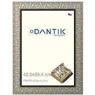 DANTIK frame 42 × 59,4, PRAHA silver plexi clear - Photo Frame