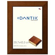 DANTIK frame 29,7 × 42, BRETA brown plexi clear - Photo Frame