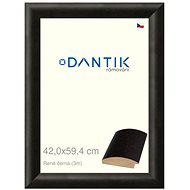 DANTIK frame 42 × 59,4, Rene black plexi clear - Photo Frame