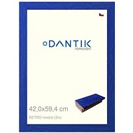 DANTIK frame 42 × 59,4, RETRO blue plexi clear - Photo Frame