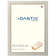 DANTIK frame 29,7 × 42, Grace Piccola white plexi clear - Photo Frame