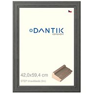 DANTIK frame 42 × 59,4, STEP dark grey plexi clear - Photo Frame