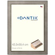 DANTIK frame 42 × 59,4, Museo silver plexi clear - Photo Frame