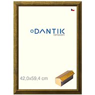 DANTIK frame 42 × 59,4, Forgia Gold plexi clear - Photo Frame