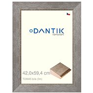DANTIK frame 42 × 59,4, TOMAS white large plexi clear - Photo Frame