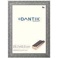 DANTIK frame 29,7 × 42, MARGOT graphite plexi clear - Photo Frame