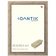 DANTIK frame 42 × 59,4, PAINT yellow large plexi clear - Photo Frame