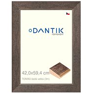 DANTIK frame 42 × 59,4, TOMAS grey large plexi clear - Photo Frame