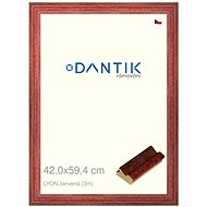 DANTIK frame 42 × 59,4, LYON red plexi clear - Photo Frame