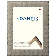 DANTIK frame 29,7 × 42, SARTORI bone. white with plexi clear - Photo Frame