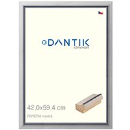 DANTIK frame 42 × 59,4, RIVIERA blue plexi clear - Photo Frame