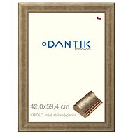 DANTIK frame 42 × 59,4, WING small silver patina plexi clear - Photo Frame