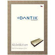 DANTIK frame 42 × 59,4, Golf champagne plexi clear - Photo Frame