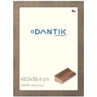 DANTIK frame 42 × 59,4, ANDRÉ big bronze plexi clear - Photo Frame