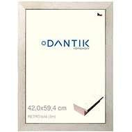 DANTIK frame 42 × 59,4, RETRO white plexi clear - Photo Frame