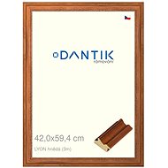 DANTIK frame 42 × 59,4, LYON brown plexi clear - Photo Frame