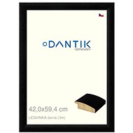 DANTIK frame 42 × 59,4, LEDVINKA black plexi clear - Photo Frame