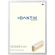 DANTIK frame 42 × 59,4, KASSETTE white plexi clear - Photo Frame