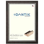 DANTIK frame 42 × 59,4, AMALFI black plexi clear - Photo Frame
