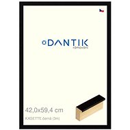 DANTIK frame 42 × 59,4, KASSETTE black plexi clear - Photo Frame