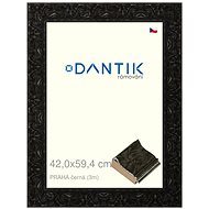 DANTIK frame 42 × 59,4, PRAHA black plexi clear - Photo Frame