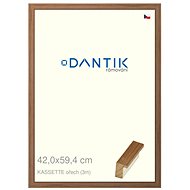 DANTIK frame 42 × 59,4, KASSETTE walnut plexi clear - Photo Frame