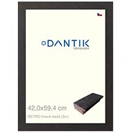 DANTIK frame 42 × 59,4, RETRO dark grey plexi clear - Photo Frame