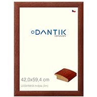 DANTIK frame 42 × 59,4, LEDVINKA brown plexi clear - Photo Frame