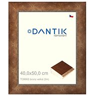 DANTIK frame 40 × 50, TOMAS bronze large glass clear - Photo Frame