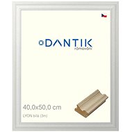 DANTIK frame 40 × 50, LYON White glass clear - Photo Frame