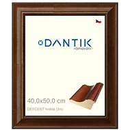 DANTIK frame 40 × 50, DESCENT brown glass clear - Photo Frame