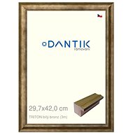 DANTIK frame 29,7 × 42, TRITON white bronze plexi clear - Photo Frame