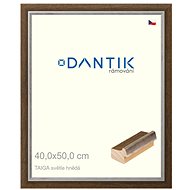 DANTIK frame 40 × 50, TAIGA light brown glass clear - Photo Frame