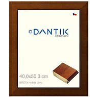 DANTIK frame 40 × 50, BRETA brown glass clear - Photo Frame
