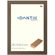 DANTIK frame 29,7 × 42, ATHINA brown plexi clear - Photo Frame