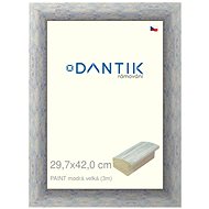 DANTIK frame 29,7 × 42, PAINT blue large plexi clear - Photo Frame