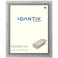 DANTIK frame 40 × 50, PAINT blue large glass clear - Photo Frame