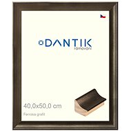 DANTIK frame 40 × 50, Ferrosa graphite glass clear - Photo Frame