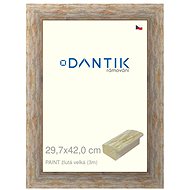 DANTIK frame 29,7 × 42, PAINT yellow large plexi clear - Photo Frame