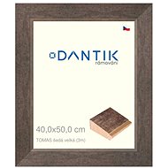 DANTIK frame 40 × 50, TOMAS grey large glass clear - Photo Frame