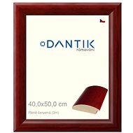 DANTIK frame 40 × 50, Rene red glass clear - Photo Frame