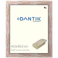 DANTIK frame 40 × 50, PAINT red large glass clear - Photo Frame