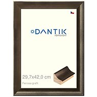 DANTIK frame 29,7 × 42, Ferrosa graphite plexi clear - Photo Frame